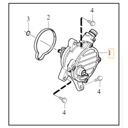 VOLVO C30 C70 S40 V50 S60 V60 S80 V70 XC60 XC70 XC90 pompa vacuum OE
