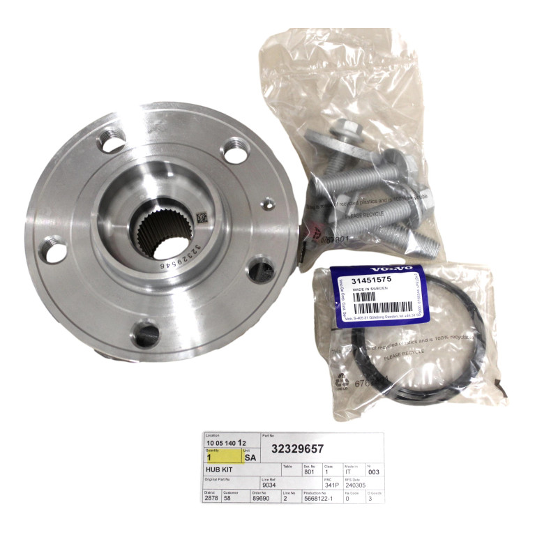 VOLVO XC40 piasta przód łożysko koła zawieszenie przednie lewe prawe OE