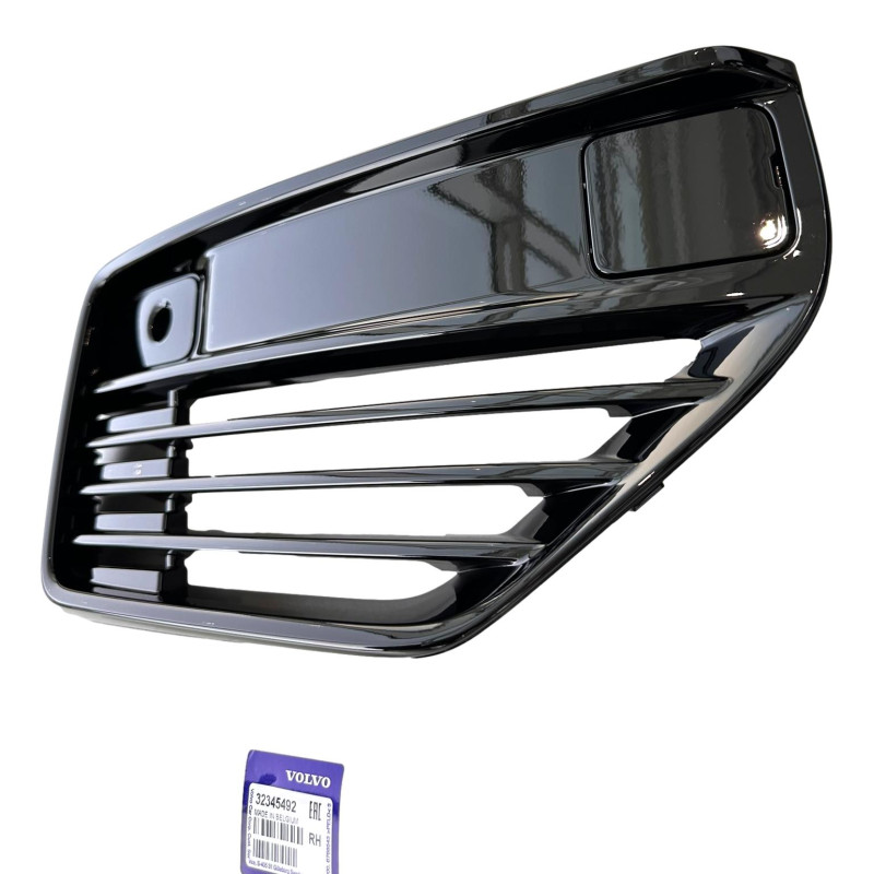 VOLVO XC90 II Plug-In prawa kratka zderzak przód czarny połysk R-Design OE