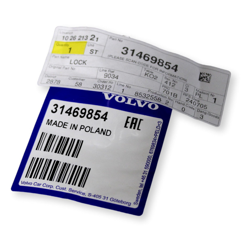 VOLVO S60 V60 V60CC XC60 pokrywa podłokietnik tunelu AMBER OE 31469854