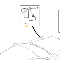 VOLVO S60 V60 S90 V90 XC60 II czujnik aktywne zawieszenie lewy przód OE