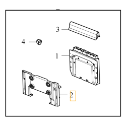 VOLVO XC90 II uchwyt mocowanie sterownika aktywnego zawieszenia OE 31387711