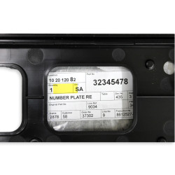 VOLVO XC60 II podkładka tablicy rejestracyjnej przód ameryka OE 32345478