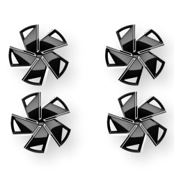 VOLVO EX90 komplet kołpak zestaw 4szt. nakładek 22-calowej alufelgi Aero OE