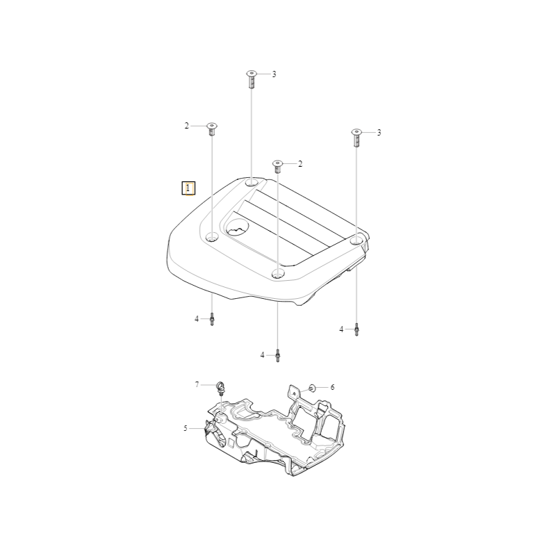 VOLVO XC40 górna pokrywa...