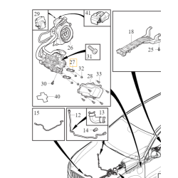 VOLVO S60 V60 S90 V90 XC40 XC60 XC90 II hybryda bezpiecznik gniazda 20A OE