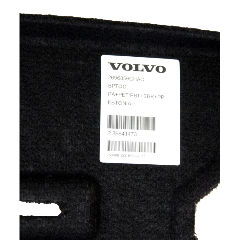 VOLVO V90 V90CC lewa wykładzina kanapy bagażnik czarny OE 39841473