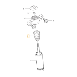 VOLVO V60 V60 CC S60 oryginalny odbój amortyzator tył OE 31451162