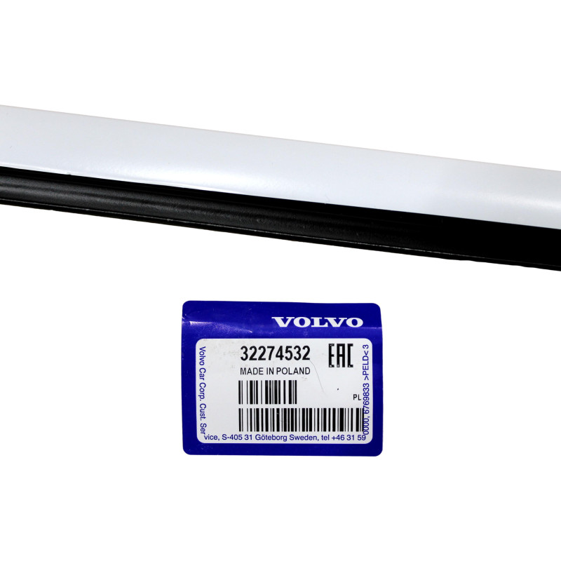 VOLVO C40 listwa ozdobna zgarniajaca drzwi lewy tył czarny OE 32274532