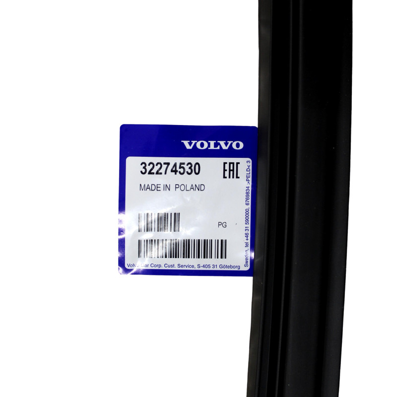 VOLVO C40 górna listwa uszczelka szyby drzwi lewy tył OE 32274530
