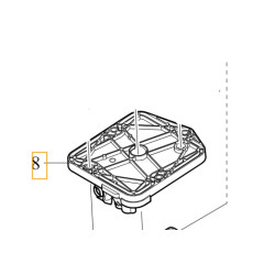 VOLVO Pokrywa tylnego mostu XC90 XC60 S90 V60