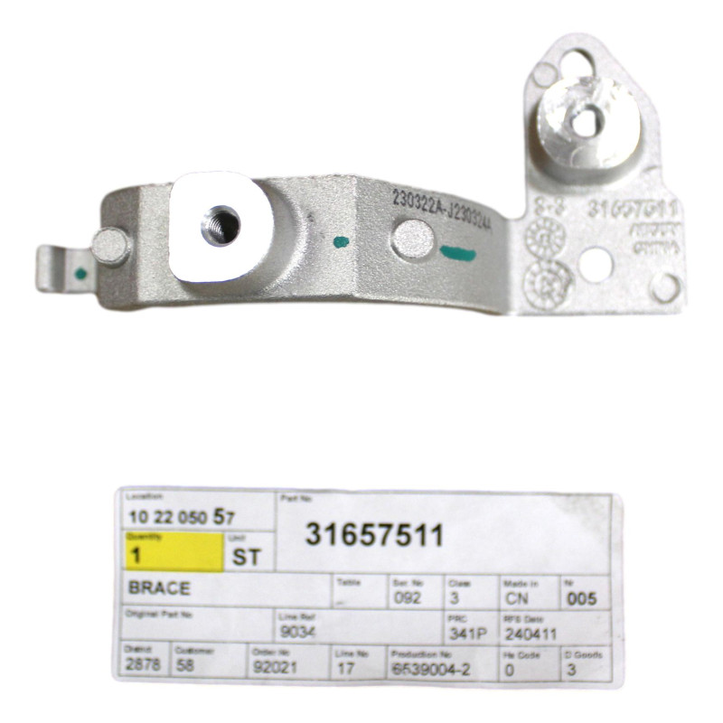 VOLVO S60 V60 S90 V90 XC40 XC60 XC90 II HYB uchwyt obejma pompy OE 31657511