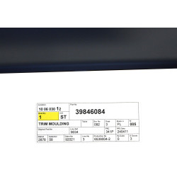 VOLVO XC60 II listwa drzwi lewy tył podkład chrom Inscription OE 39846084