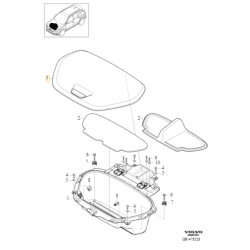 VOLVO C40 XC40 EV pokrywa klapa bagażnika przód OE 32394506