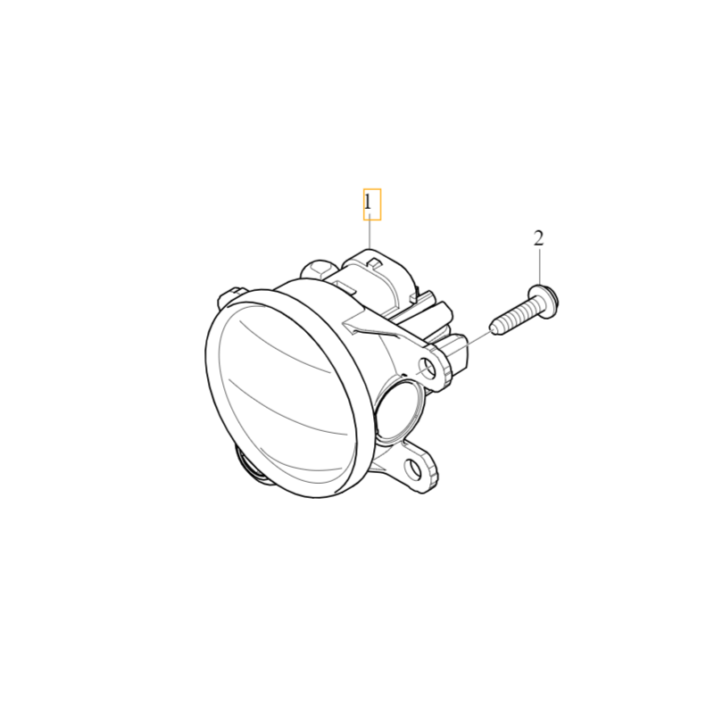VOLVO EX40 XC40 halogen lewy LED przeciwmgielny przód OE 32228883