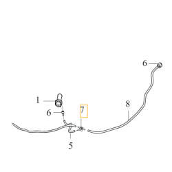 VOLVO S60 V60 XC60 II szybkozlaczka trójnik spryskiwacz OE
