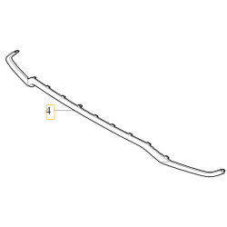 VOLVO S60 III V60 II spoiler listwa zderzaka tył R-Design OE 40005291