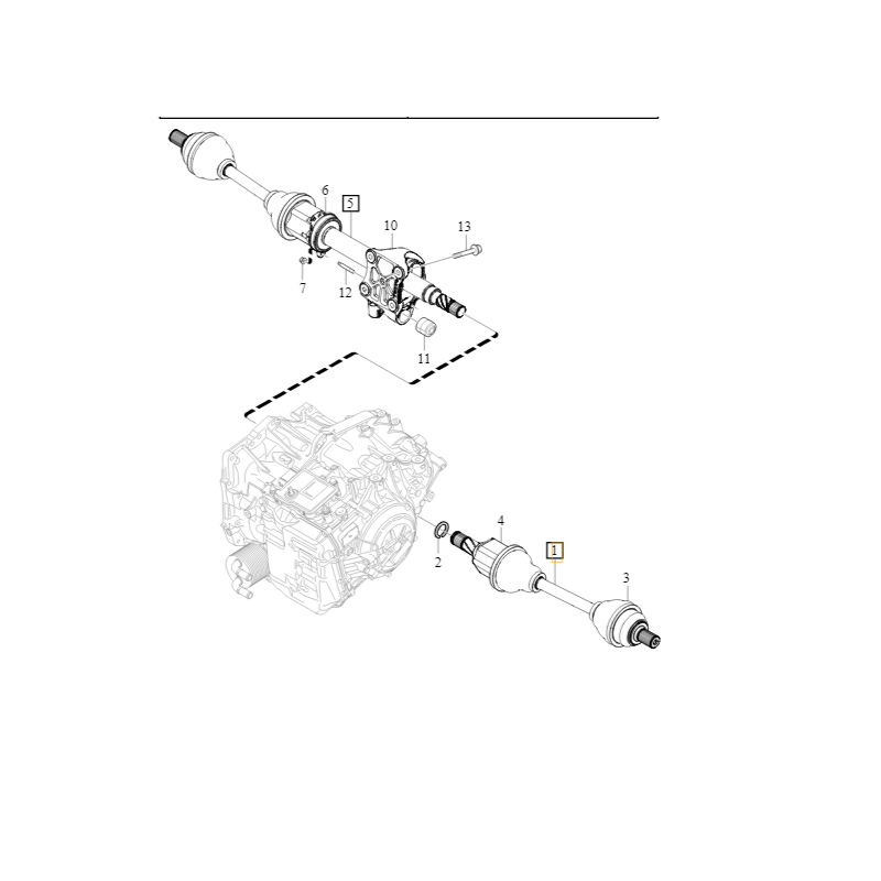 VOLVO V60 S60 S80 V70 półoś...