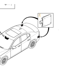 VOLVO S60 V60 S90 V90 XC40 XC60 XC90 II moduł radar BLIS tył OE 32340780