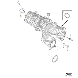VOLVO S60 V60 S90 V90 XC40 XC60 XC90 czujnik ciśnienia MAP OE 31493966