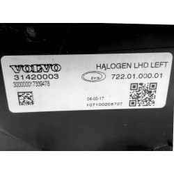 VOLVO V40 V40CC lewy reflektor lampa przód H7 halogen OE 31420003