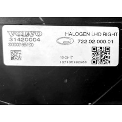 VOLVO V40 V40CC prawy reflektor lampa przód H7 halogen OE 31420004
