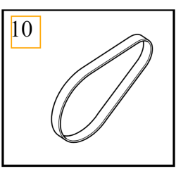 VOLVO V60 XC60 S90 V90 XC90 II pasek napędu pompy oleju D420TX OE 32137245