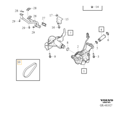 VOLVO V60 XC60 S90 V90 XC90 II pasek napędu pompy oleju D420TX OE 32137245