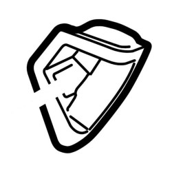 VOLVO V40 V40CC prawy wspornik schowka pasażera OE 1284878