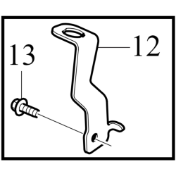 VOLVO C40 XC40 wspornik wewnetrzn przewód hamulcowy prawy przód OE 32221211