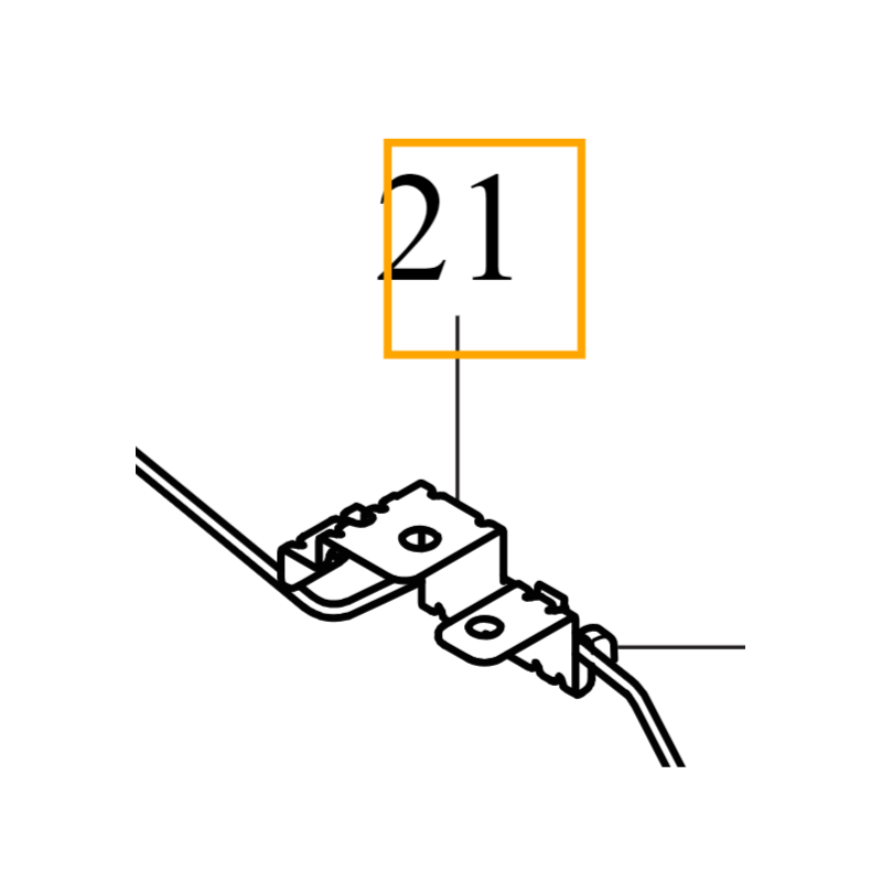 VOLVO XC40 wspornik przewód...