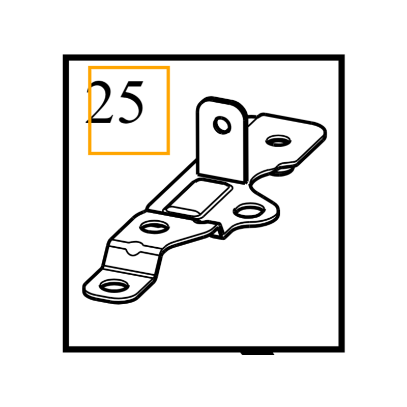 VOLVO XC40 wspornik przewód...