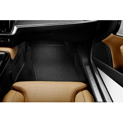 VOLVO V90 II zestaw dywaniki tekstylne welurowe czarne komplet 32216179 OE