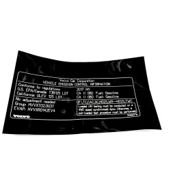 VOLVO XC90 naklejka ograniczenie emisji spalin oryginalna 31484714 OE