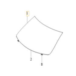 VOLVO S60 V60 szyba czolowa przednia oryginalna 32368961 OE