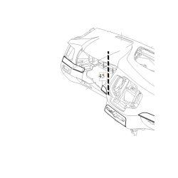 VOLVO XC90 II listwa deski rozdzielczej 31417197 OE