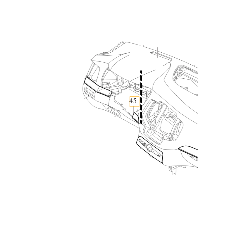 VOLVO XC90 II listwa deski...