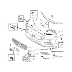 VOLVO S60 V60 V60CC pianka absorber zderzak przod OE