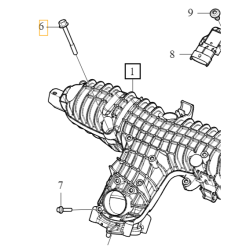 VOLVO XC60 XC90 II V60 S60 V40 V40CC sruba kolektora dolotowego OE