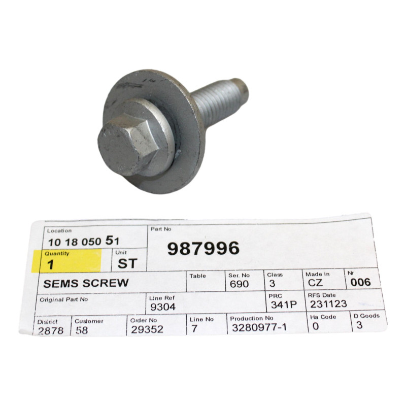 VOLVO C40 XC40 sruba wozka kolyski przedniego zawieszenia M12x40 OE