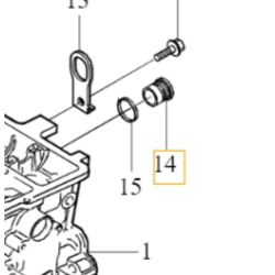 VOLVO C30 S40 V50 S80 V70 zaslepka glowicy OE