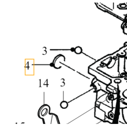 VOLVO C30 S40 V50 S80 V70 zaslepka glowicy 2.0D OE
