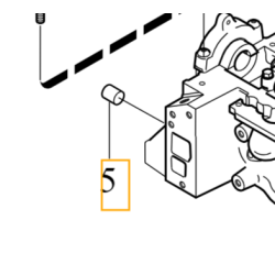 VOLVO zaslepka glowicy 2.4D OE 30670582