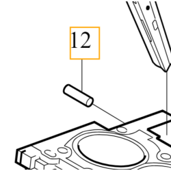 VOLVO kolek pin centrujacy blok silnika 6x14 OE 950542