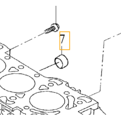 VOLVO zaslepka brok bloku silnika 1.8, 2.0 16V OE 999389