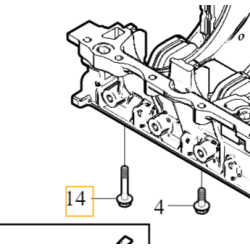 VOLVO oryginalna sruba bloku silnika M9x125 1.6D OE 32140050