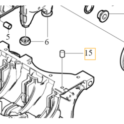 VOLVO kolek pin centrujacy blok silnika 1.6D OE 31330217