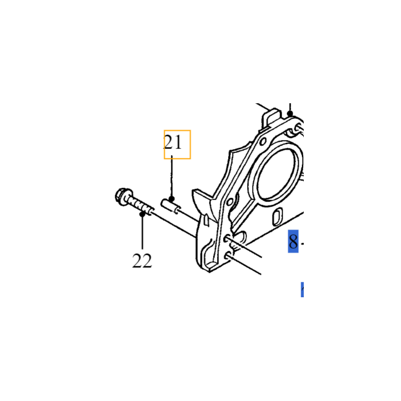 VOLVO kolek pin centrujacy...