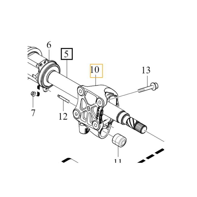 VOLVO S60 V60 S80 V70 XC60 XC70 podpora prawej polosi OE