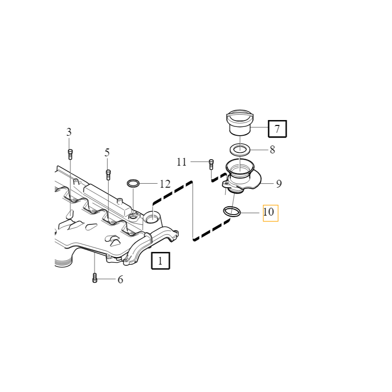 VOLVO S80 V70 XC60 o ring...